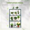 outsunny-set-de-2-rafturi-pentru-flori-etajera-pentru-plante-cu-4-niveluri-otel-verde-70-x