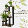 outsunny-suport-pentru-flori-4-niveluri-maro-40-x-40-x-81cm