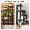 outsunny-suport-pentru-flori-4-niveluri-maro-40-x-40-x-81cm