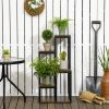 outsunny-suport-pentru-flori-4-niveluri-maro-40-x-40-x-81cm
