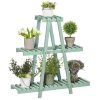 outsunny-suport-pentru-flori-pentru-6-ghivece-lemn-verde-deschis-76-x-26-x-76-cm