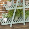 outsunny-suport-pentru-flori-pentru-6-ghivece-lemn-verde-deschis-76-x-26-x-76-cm