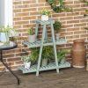 outsunny-suport-pentru-flori-pentru-6-ghivece-lemn-verde-deschis-76-x-26-x-76-cm