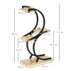 outsunny-etajera-pentru-flori-in-forma-de-s-cu-4-niveluri-suport-pentru-plante-cu-cadru