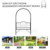 outsunny-arcada-de-gradina-cu-banca-suport-pentru-flori-otel-negru
