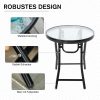 outsunny-masa-de-gradina-rotunda-otel-cu-blat-din-sticla-negru-45cm
