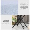 outsunny-masa-de-gradina-rotunda-otel-cu-blat-din-sticla-negru-45cm