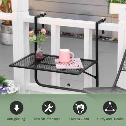 outsunny-masa-de-gradina-suspendata-pentru-gard-inaltime-reglabila-metal-negru