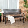 outsunny-banca-de-gradina-pentru-2-persoane-cu-spatar-si-cotiere-din-otel-model-floral-max