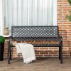 outsunny-banca-de-gradina-pentru-2-persoane-cu-spatar-si-cotiere-din-otel-model-floral-max