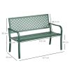 outsunny-banca-de-gradina-pentru-2-persoane-cu-spatar-si-cotiere-din-otel-model-floral-max-1