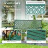 outsunny-banca-de-gradina-pentru-2-persoane-cu-spatar-si-cotiere-din-otel-model-floral-max-1