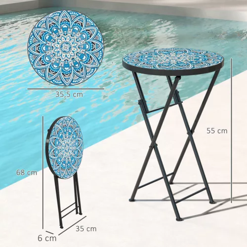 outsunny-masa-de-gradina-rotunda-otel-blat-cu-model-mozaic-negru-35-cm