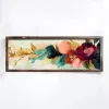 Pictură decorativă MDF, cu ramă, flori, 120 x 40 x 3.5 cm