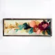 Pictură decorativă MDF, cu ramă, flori, 120 x 40 x 3.5 cm