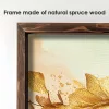 Pictură decorativă MDF, cu ramă, flori, 120 x 40 x 3.5 cm