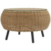outsunny-masa-de-gradina-rotunda-din-ratan-cu-blat-de-sticla-maro-75-x-42-cm
