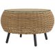 outsunny-masa-de-gradina-rotunda-din-ratan-cu-blat-de-sticla-maro-75-x-42-cm
