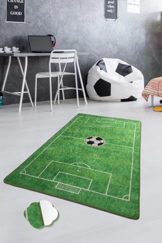 Covor pentru cameră de copii, fotbal, 100 x 160 cm