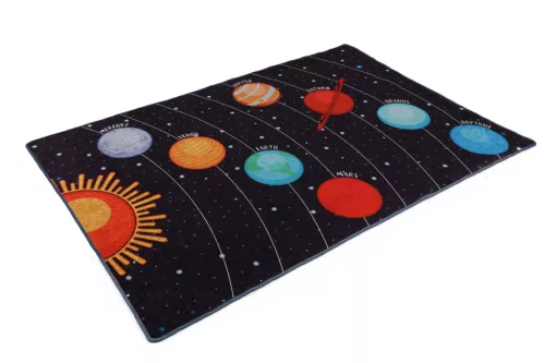 Covor pentru cameră de copii, galaxie, 140 x 190 cm