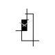 Ceas de perete decorativ din metal, modern, negru, 49 x 30 x cm