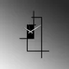 Ceas de perete decorativ din metal, modern, negru, 49 x 30 x cm