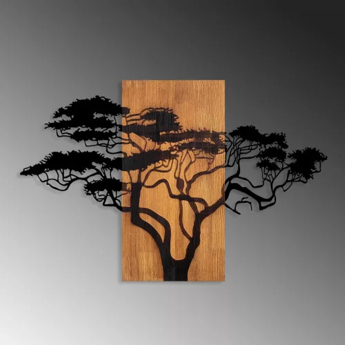 Accesoriu decorativ din lemn, lemn de acacia, 90 x 58 cm