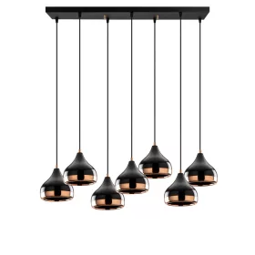 Lampă suspendată Opviq x7, neagră