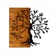 Accesoriu decorativ din lemn, lemn de acacia, 58 x 58 cm