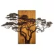 Accesoriu decorativ din lemn, lemn de acacia, 90 x 3 x 58 cm