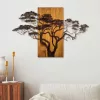 Accesoriu decorativ din lemn, lemn de acacia, 90 x 3 x 58 cm
