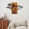Accesoriu decorativ din lemn, lemn de acacia, 90 x 3 x 58 cm