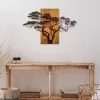 Accesoriu decorativ din lemn, lemn de acacia, 90 x 3 x 58 cm