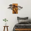 Accesoriu decorativ din lemn, lemn de acacia, 90 x 3 x 58 cm