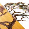 Accesoriu decorativ din lemn, lemn de acacia, 90 x 3 x 58 cm