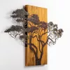 Accesoriu decorativ din lemn, lemn de acacia, 90 x 3 x 58 cm
