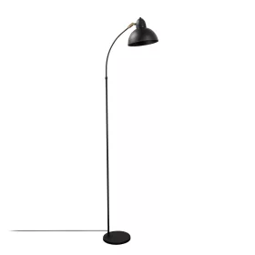 Varzan, lampă de podea, negru antic