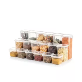 Set cutii pentru depozitarea alimentelor 3 x 6 buc.