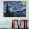 Pictură decorativă pe pânză, cer cu stele, 70 x 100 cm