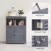 vasagle-sifonier-baie-cu-doua-usi-si-sertare-gri-60x30x80cm