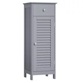 vasagle-sifonier-baie-cu-doua-usi-si-sertare-gri-30-x-30-x-82-cm