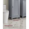 vasagle-sifonier-baie-cu-doua-usi-si-sertare-gri-30-x-30-x-82-cm