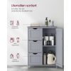 vasagle-sifonier-baie-cu-usi-si-3-sertare-gri-60x30x81cm