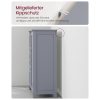 vasagle-sifonier-baie-cu-usi-si-3-sertare-gri-60x30x81cm