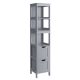vasagle-dulap-baie-vertical-2-sertare-rafturi-gri-30x30x141cm