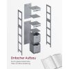 vasagle-dulap-baie-vertical-2-sertare-rafturi-gri-30x30x141cm