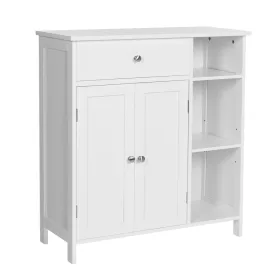 vasagle-sifonier-baie-cu-sertar-doua-usi-in-stil-scandinav-alb-mat-75x30x80cm