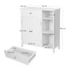 vasagle-sifonier-baie-cu-sertar-doua-usi-in-stil-scandinav-alb-mat-75x30x80cm