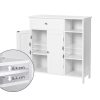 vasagle-sifonier-baie-cu-sertar-doua-usi-in-stil-scandinav-alb-mat-75x30x80cm