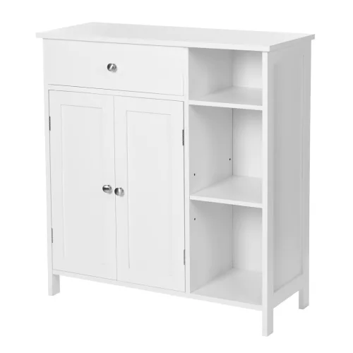 vasagle-sifonier-baie-cu-sertar-doua-usi-in-stil-scandinav-alb-mat-75x30x80cm